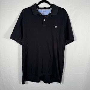 Chaps Men's everyday Polo Black sz XL